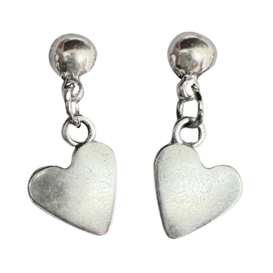 Orecchino Charm - Cuore Argento